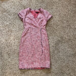 Banana Republic Pink Tweed Dress
